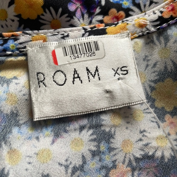 ROAM Floral Print Corsica Dress Multicolor - Picture 9 of 9